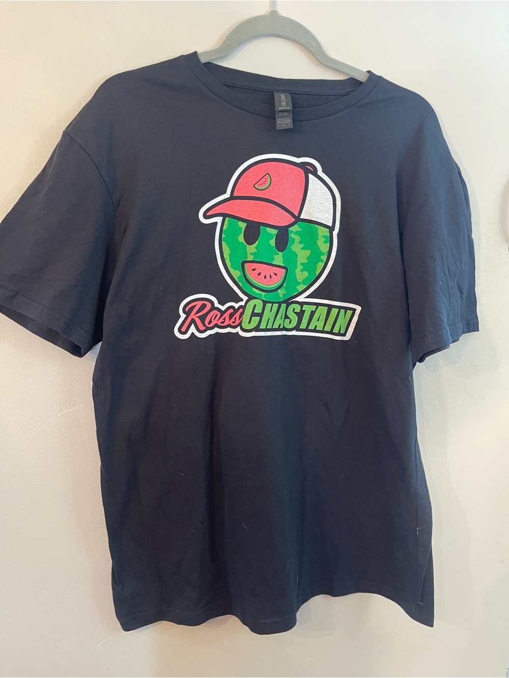 Ross Chastain Men’s Black Graphic T‑Shirt with Watermelon Logo